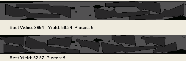 2D Irregular Shaped Polygon Nesting